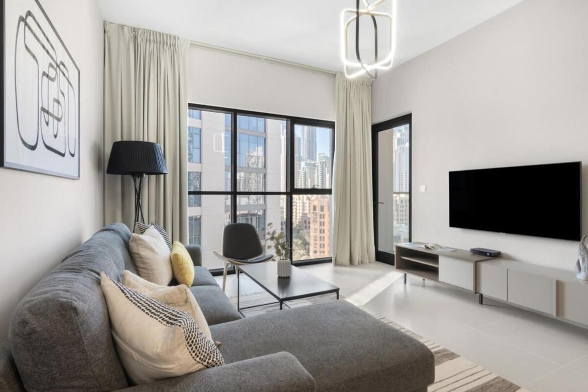 Silkhaus Design 1Bdr With Burj Khalifa View In New Tower Διαμέρισμα Ντουμπάι Εξωτερικό φωτογραφία