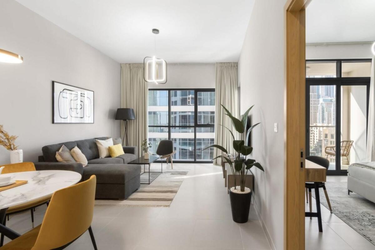 Silkhaus Design 1Bdr With Burj Khalifa View In New Tower Διαμέρισμα Ντουμπάι Εξωτερικό φωτογραφία