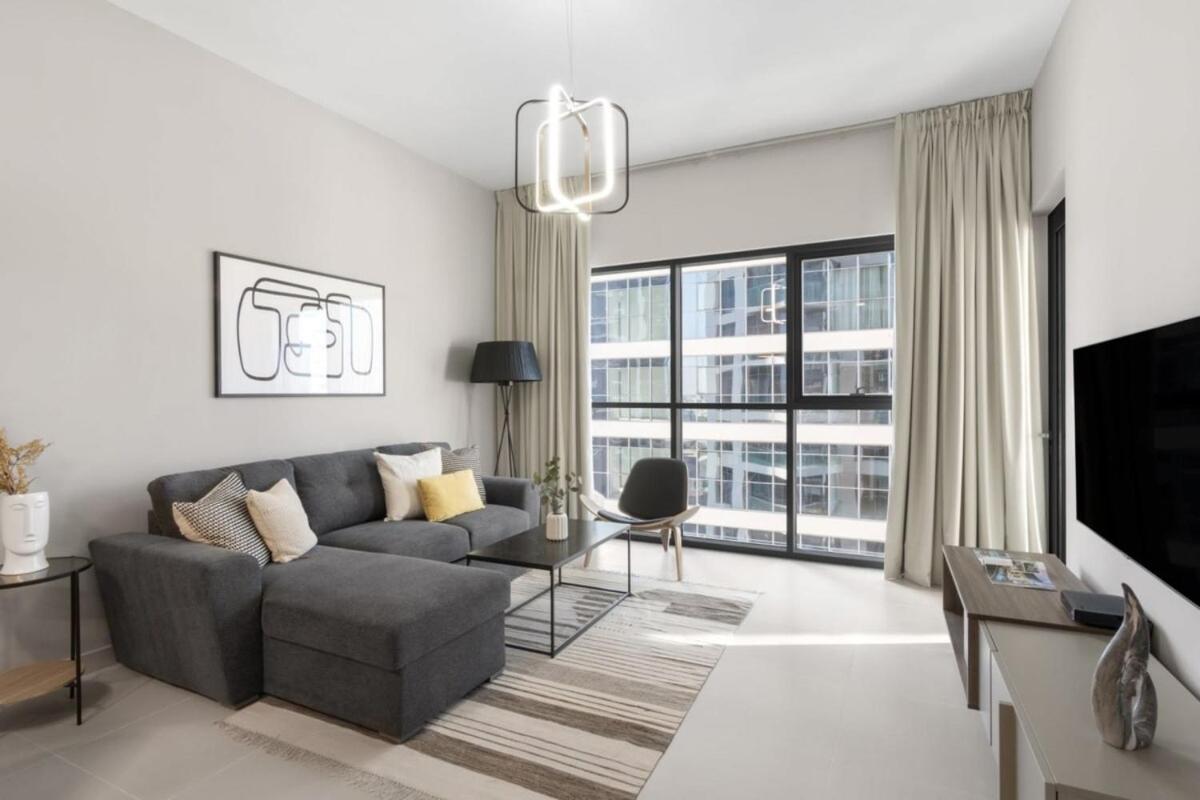 Silkhaus Design 1Bdr With Burj Khalifa View In New Tower Διαμέρισμα Ντουμπάι Εξωτερικό φωτογραφία