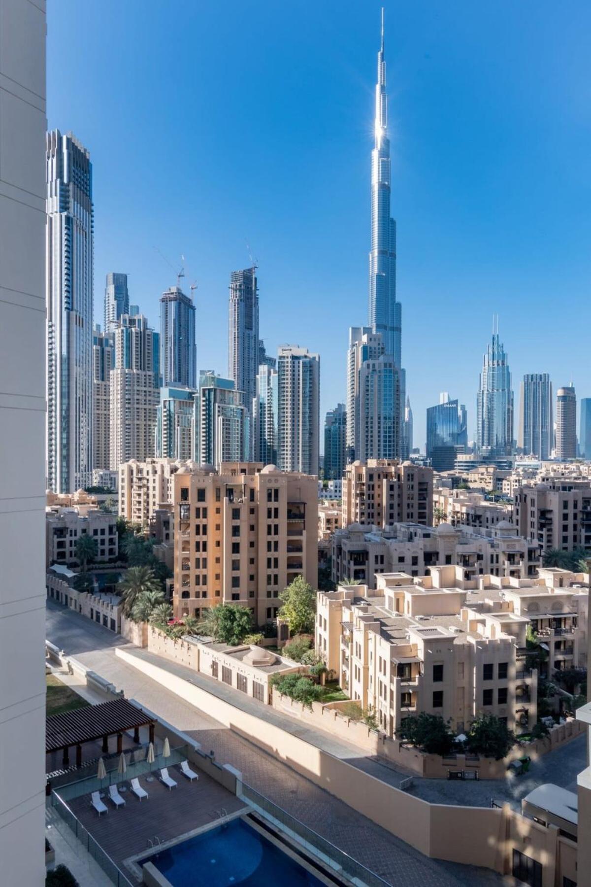 Silkhaus Design 1Bdr With Burj Khalifa View In New Tower Διαμέρισμα Ντουμπάι Εξωτερικό φωτογραφία