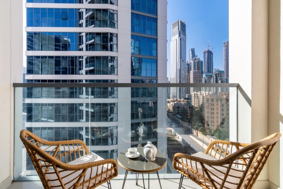 Silkhaus Design 1Bdr With Burj Khalifa View In New Tower Διαμέρισμα Ντουμπάι Εξωτερικό φωτογραφία